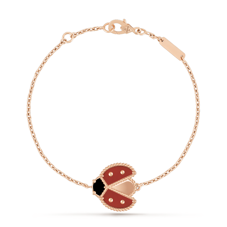 [⭐Seralia]LUCKY SPRING 1 MOTIF PINK GOLD BRACELET