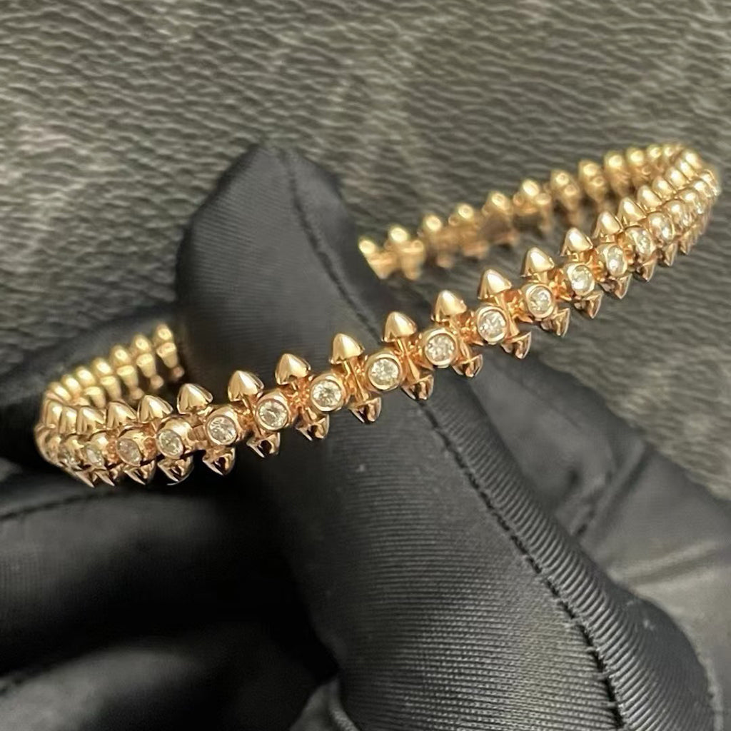 [⭐Seralia]CLASH  BRACELET 8MM DIAMONDS