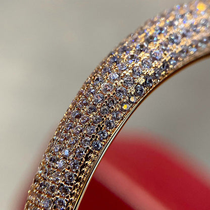 [⭐Seralia]PANTHERE HALF DIAMOND OPEN BRACELET