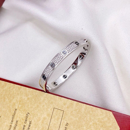 [⭐Seralia]LOVE BRACELET 6.1MM DIAMOND-PAVED CERAMIC