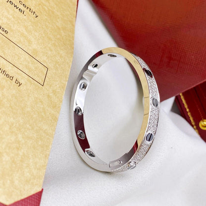 [⭐Seralia]LOVE BRACELET 6.1MM DIAMOND-PAVED CERAMIC
