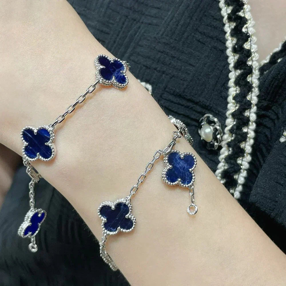 [⭐Seralia]CLOVER 5 MOTIF PIETERSITE BRACELET COLLECTION