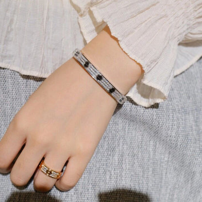 [⭐Seralia]LOVE BRACELET 6.1MM DIAMOND-PAVED CERAMIC