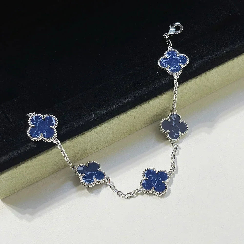 [⭐Seralia]CLOVER 5 MOTIF PIETERSITE BRACELET COLLECTION