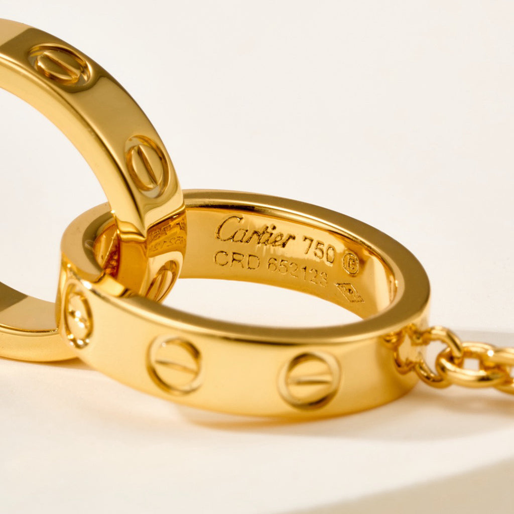 [⭐Seralia]LOVE BRACELET DOUBLE RING