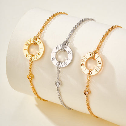 [⭐Seralia]LOVE BRACELET 2 DIAMOND