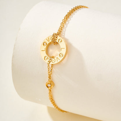 [⭐Seralia]LOVE BRACELET 2 DIAMOND