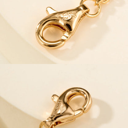 [⭐Seralia]LOVE DOUBLE RING FULL DIAMOND BRACELET