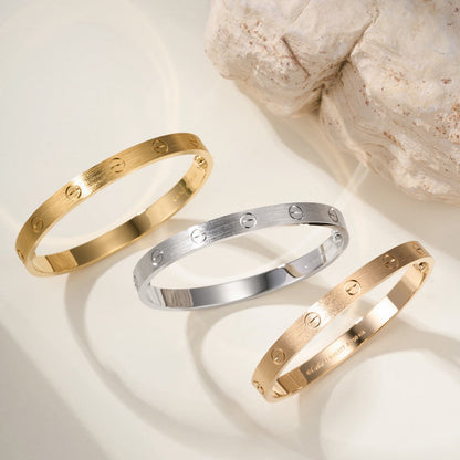 [⭐Seralia]LOVE BRACELET 6.1MM BRUSHED