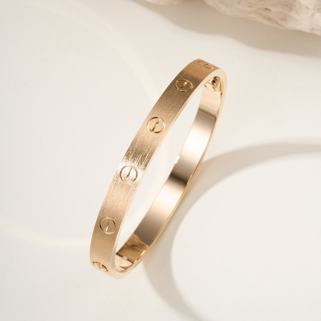 [⭐Seralia]LOVE BRACELET 6.1MM BRUSHED