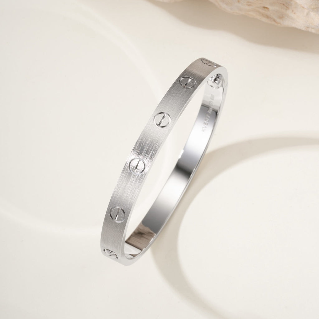 [⭐Seralia]LOVE BRACELET 6.1MM BRUSHED