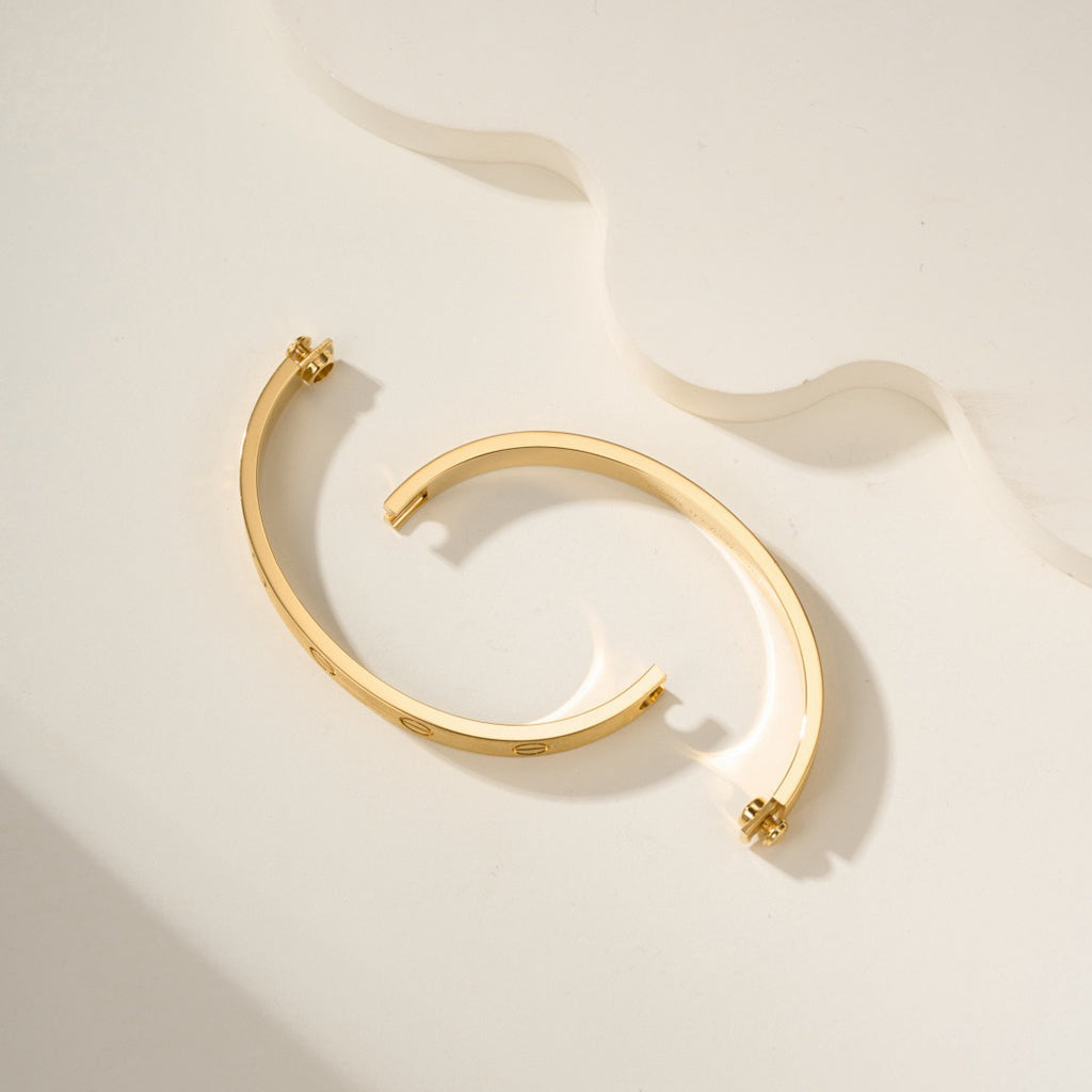 [⭐Seralia]LOVE BRACELET 6.1MM BRUSHED
