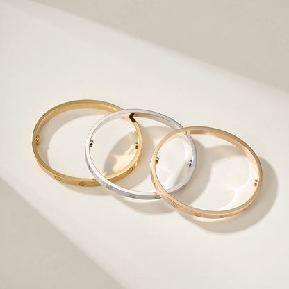 [⭐Seralia]LOVE BRACELET 6.1MM BRUSHED