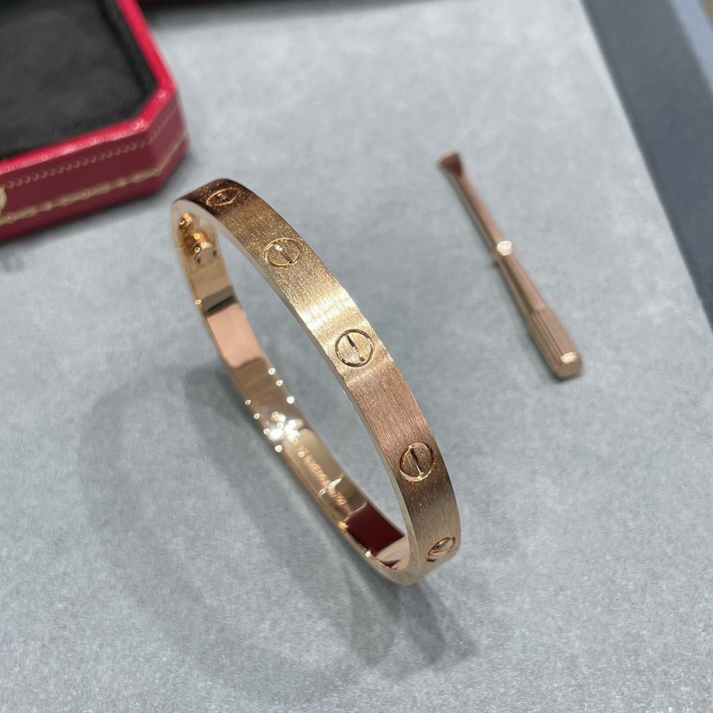 [⭐Seralia]LOVE BRACELET 6.1MM BRUSHED