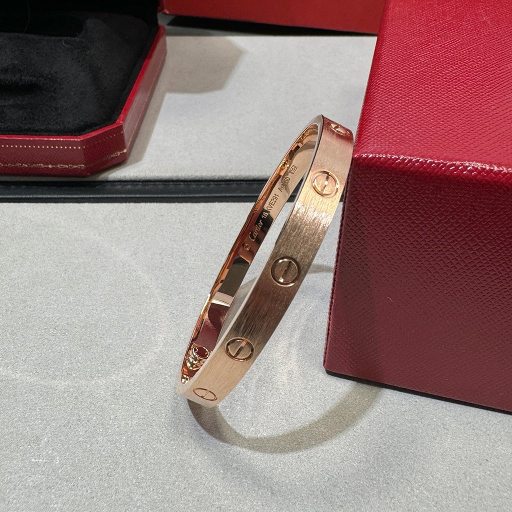 [⭐Seralia]LOVE BRACELET 6.1MM BRUSHED