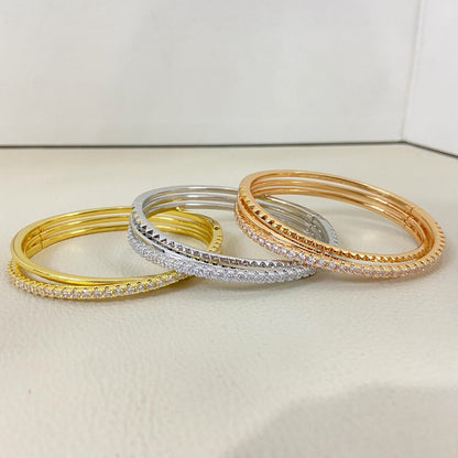 [⭐Seralia]ETINCELLE HALF-PAVED DIAMOND BRACELET