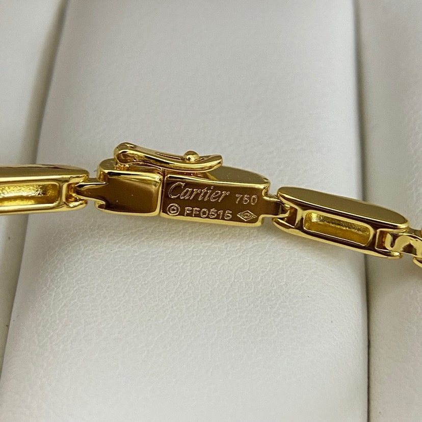 [⭐Seralia]PANTHERE HALF DIAMOND ON CHAIN BRACELET