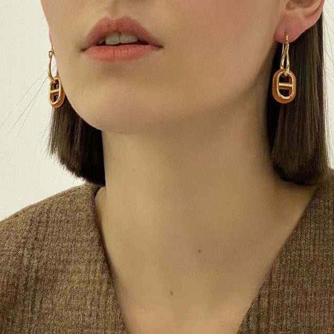 [⭐Seralia]HM O'MAILLON GOLD EARRINGS