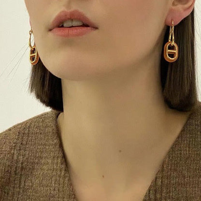 [⭐Seralia]HM O'MAILLON GOLD EARRINGS