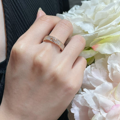 [⭐Seralia]KELLY PINK GOLD DIAMOND RING