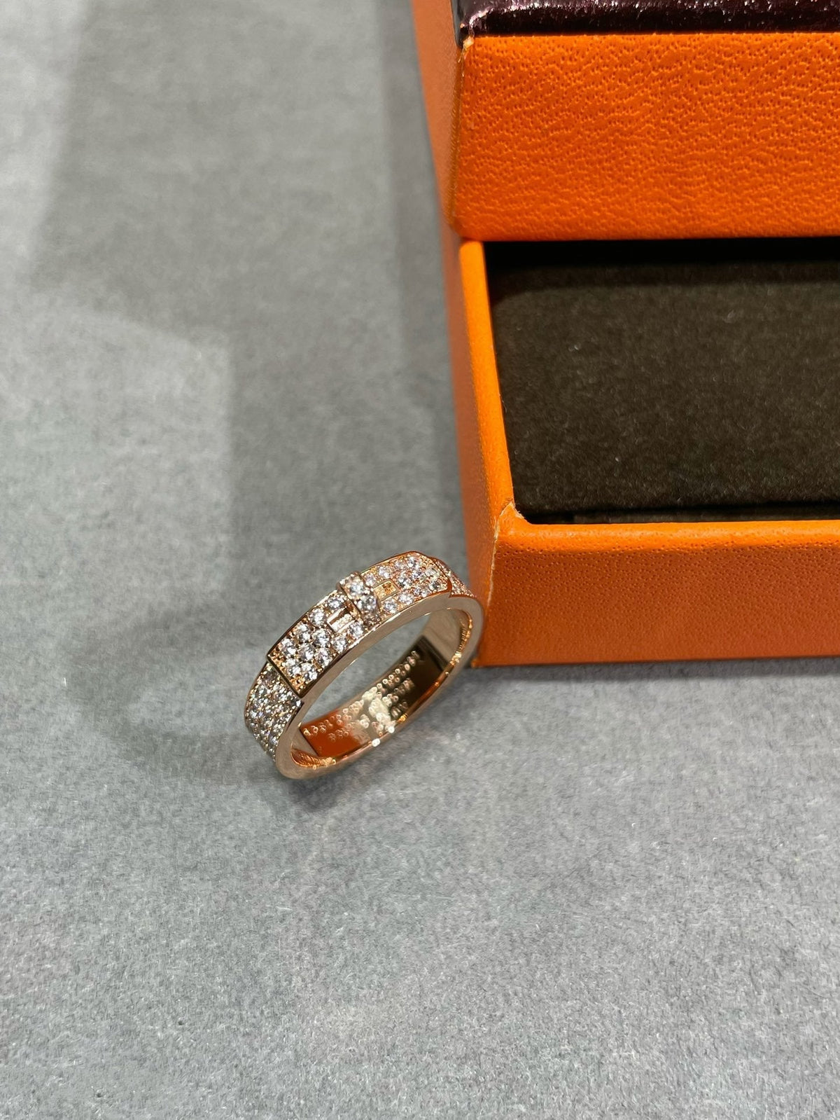 [⭐Seralia]KELLY PINK GOLD DIAMOND RING