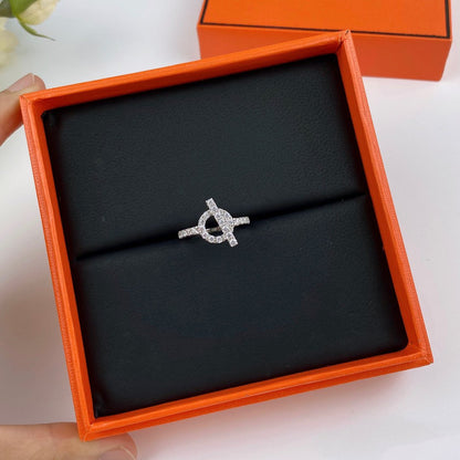 [⭐Seralia]ECHAPPEE RING SILVER DIAMOND