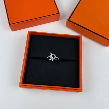 [⭐Seralia]ECHAPPEE RING SILVER DIAMOND