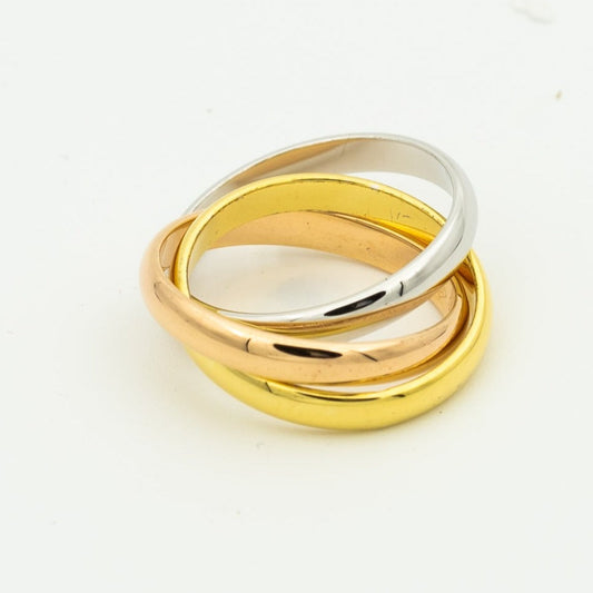 [⭐Seralia Jewelry]TRINITY RING GOLD PINK GOLD SILVER