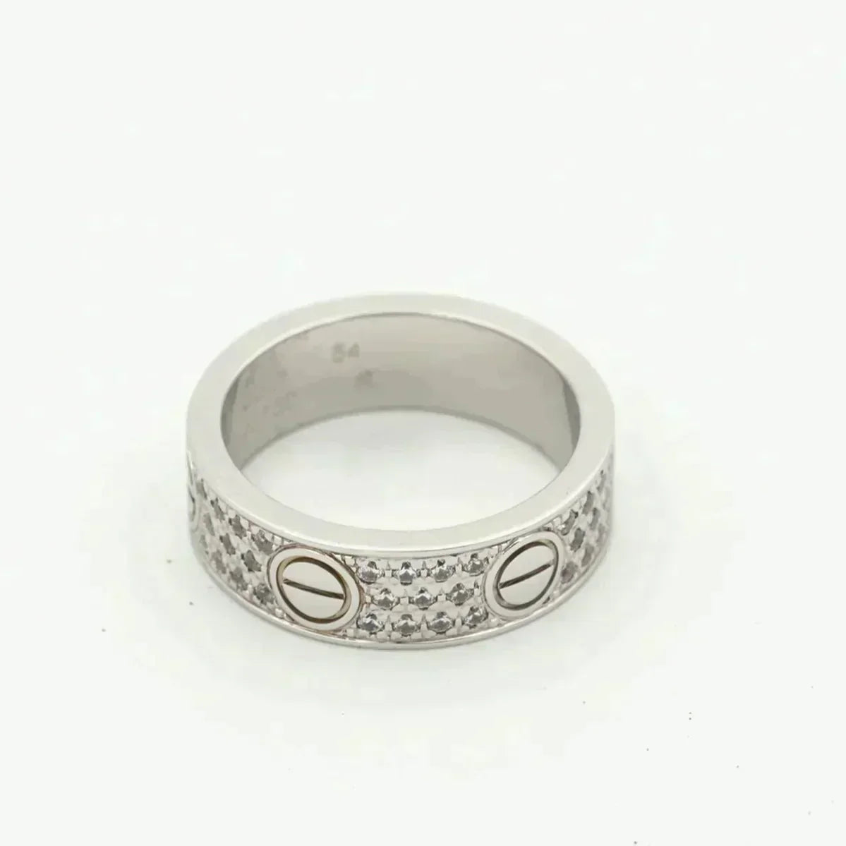 [⭐Seralia]LOVE RING 5.5MM DIAMONDS PAVED