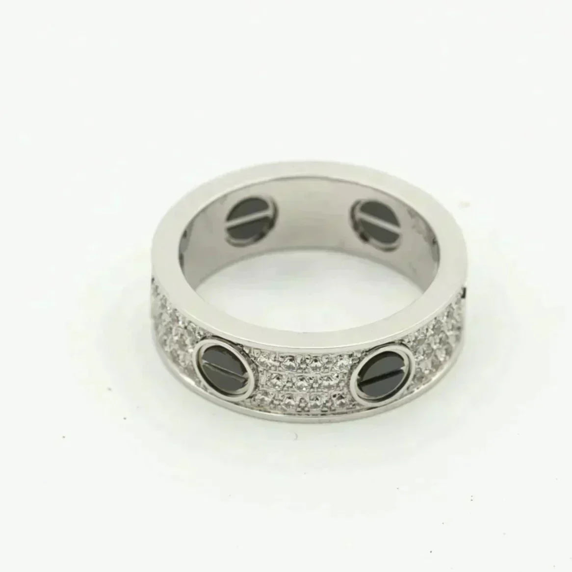 [⭐Seralia]LOVE RING 5.5MM DIAMONDS PAVED CERAMIC