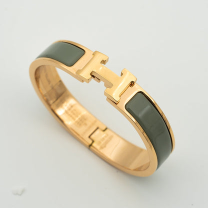 [⭐Seralia]H BRACELET BLUE GREEN 12MM
