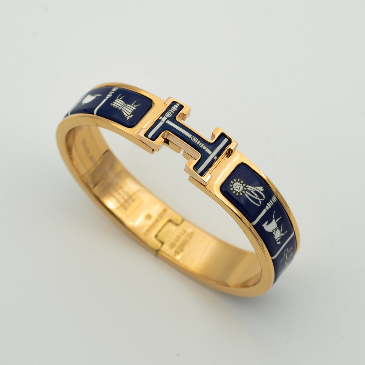 [⭐Seralia]H BRACELET BLUE CERAMIC