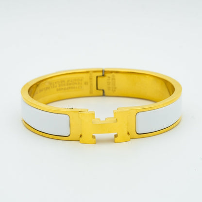[⭐Seralia]H WHITE BRACELET