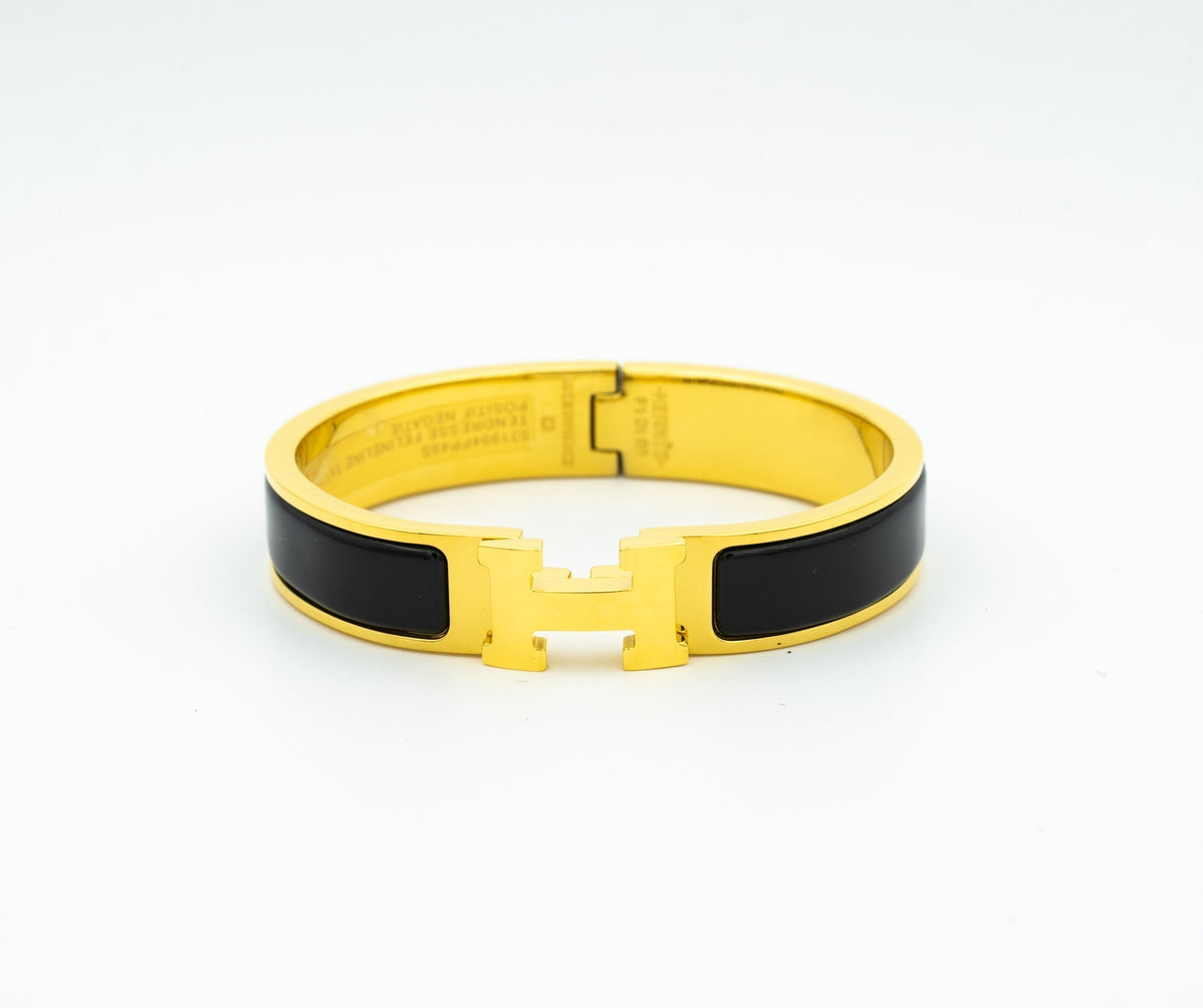 [⭐Seralia]H BLACK BRACELET