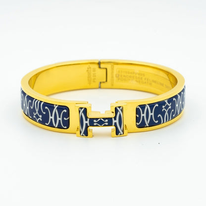 [⭐Seralia]H BRACELET BLACK MULTICOLOR