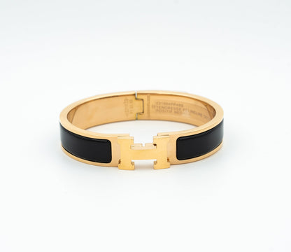 [⭐Seralia]H BLACK BRACELET