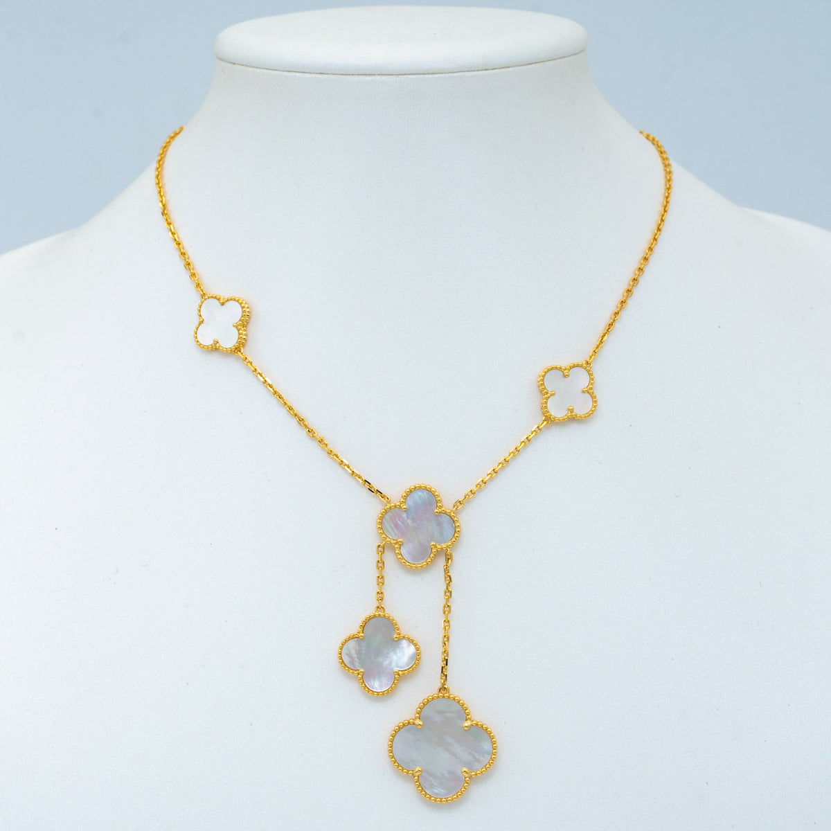[⭐Seralia]CLOVER MOTHER OF PEARL NECKLACE 6 MOTIF