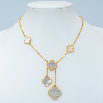 [⭐Seralia]CLOVER MOTHER OF PEARL NECKLACE 6 MOTIF
