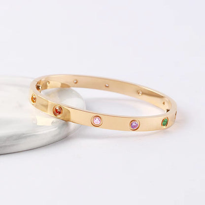 [⭐Seralia] 2026 RAINBOW LOVE BRACELET 6.1MM  10 DIAMONDS