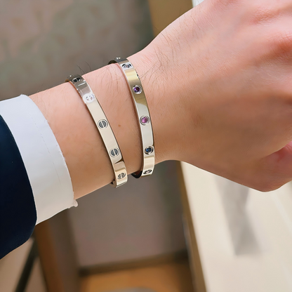 [⭐Seralia] 2026 RAINBOW LOVE BRACELET 6.1MM  10 DIAMONDS