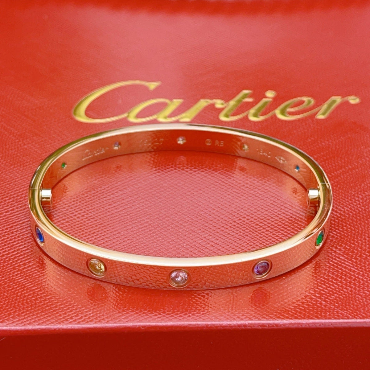 [⭐Seralia] 2026 RAINBOW LOVE BRACELET 6.1MM  10 DIAMONDS