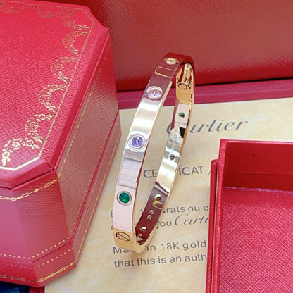 [⭐Seralia] 2026 RAINBOW LOVE BRACELET 6.1MM  10 DIAMONDS