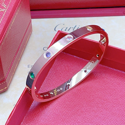 [⭐Seralia] 2026 RAINBOW LOVE BRACELET 6.1MM  10 DIAMONDS