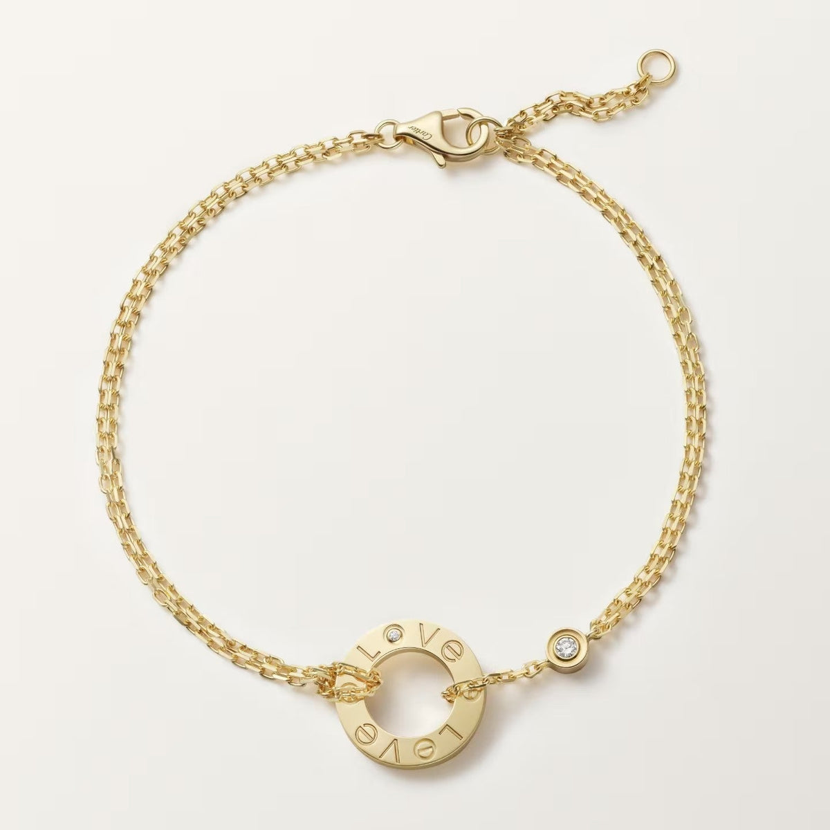 [⭐Seralia]LOVE BRACELET 2 DIAMOND