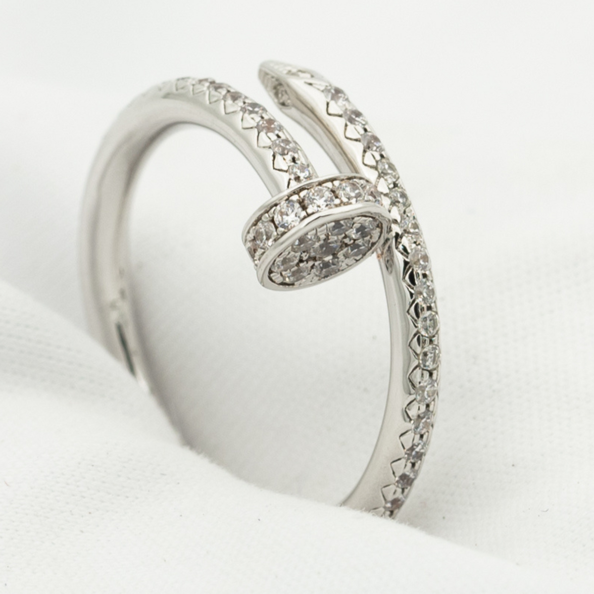 [⭐Seralia]JUSTE RING 1.8MM SILVER DIAMONDS