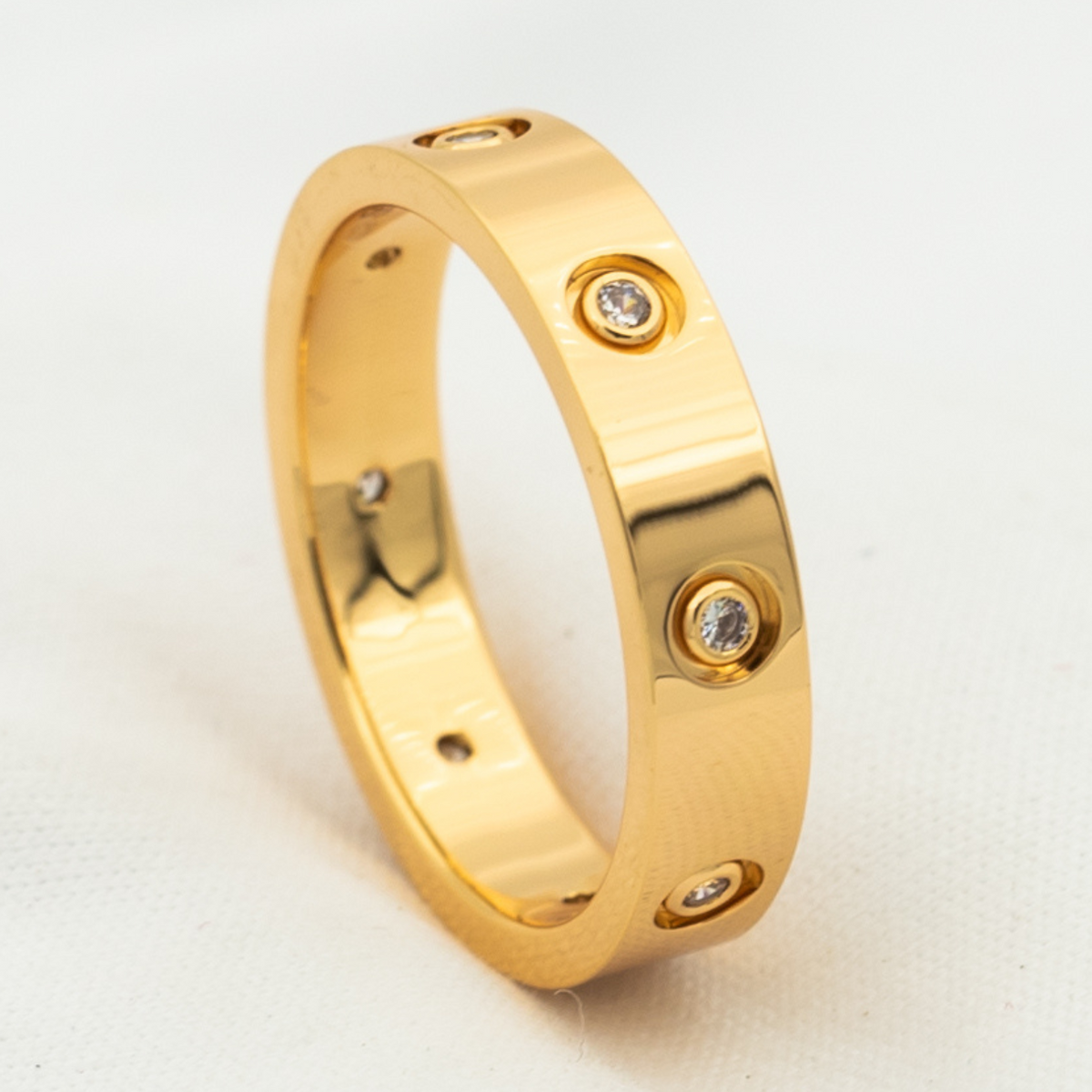 [⭐Seralia]LOVE RING 3.6MM 8 DIAMONDS