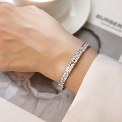[⭐Seralia]KELLY BRACELET DIAMOND PAVED