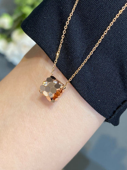 [⭐Seralia]BEE LOVE DIAMOND NECKLACE