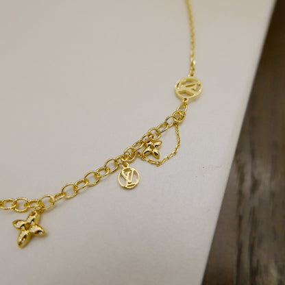 [⭐Seralia]BLOOMING SUPPLE NECKLACE BRASS
