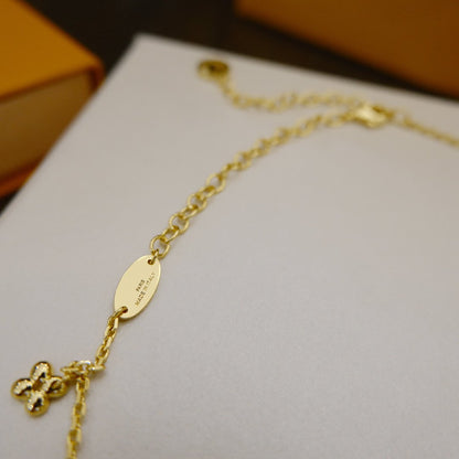 [⭐Seralia]BLOOMING SUPPLE NECKLACE BRASS